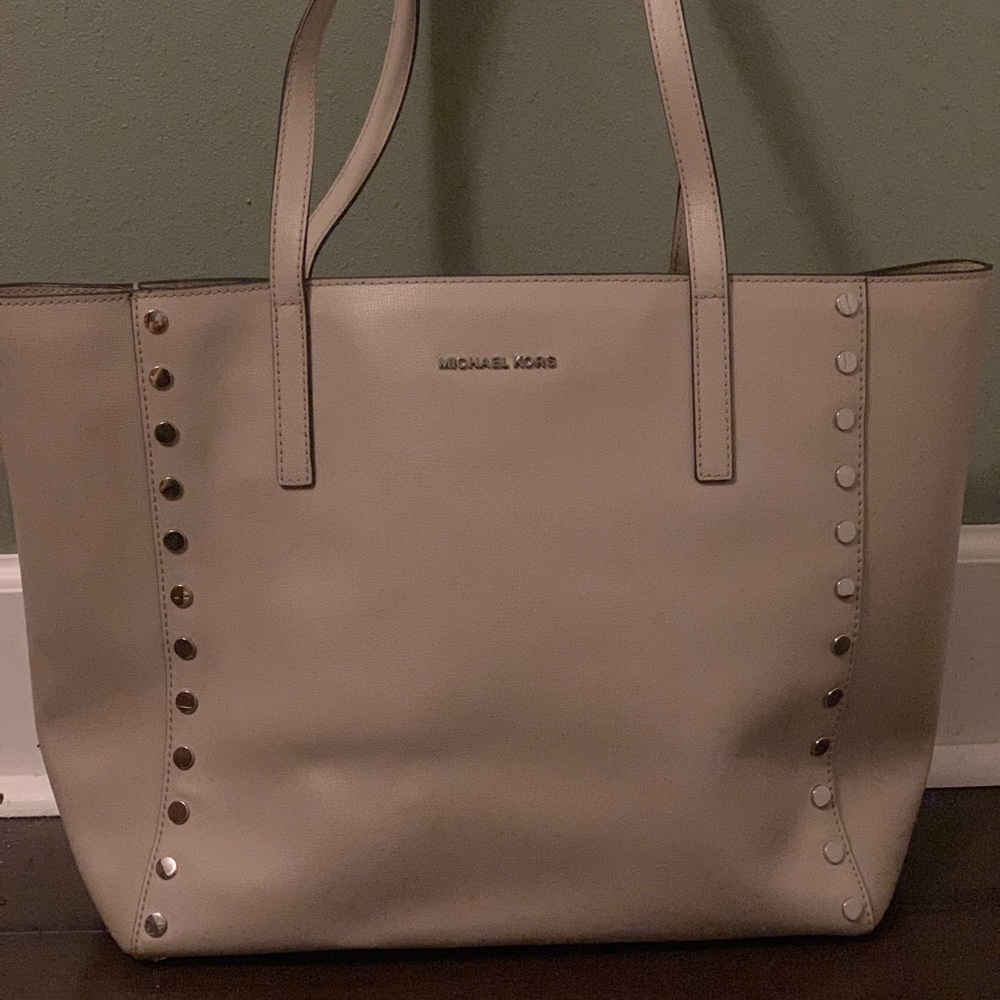 Michael Kors Rivington Stud Large Leather Tote